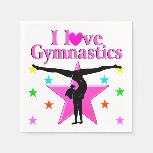 SERVILLETA DE PAPEL INSPIRÁNDOME EN EL DISEÑO DE GIMNASTICAS (Anverso)