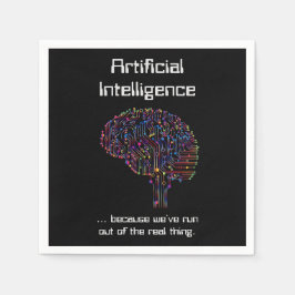 Servilleta De Papel Inteligencia artificial vs cosas reales