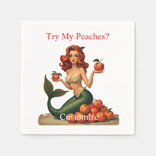 Servilleta De Papel Intentar mi Sirenita de Peaches Thunder_Cove