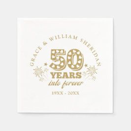 Servilleta De Papel Into Forever 50 Aniversario Boda
