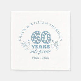 Servilleta De Papel Into Forever 60° Aniversario Boda