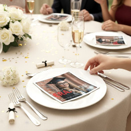 Servilleta De Papel Into The Next Era Class of 2026 Graduation Photo 