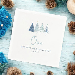 Servilleta De Papel Invierno de Navidad Niño de Onederland 1er Nacimie