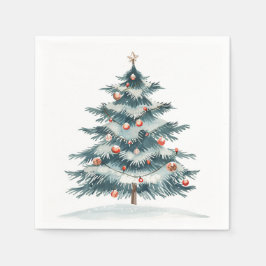 Servilleta De Papel Invierno, Yule y Navidades festivos