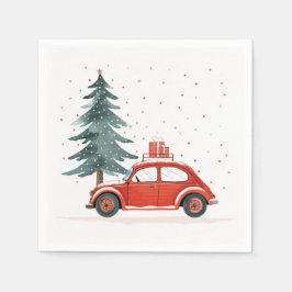 Servilleta De Papel Invierno, Yule y Navidades Ropa festiva