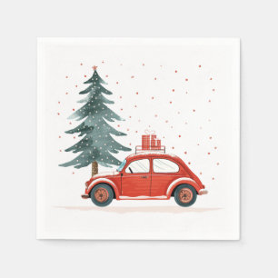 Servilleta De Papel Invierno, Yule y Navidades Ropa festiva