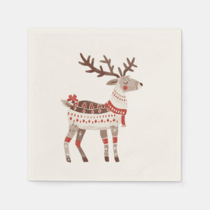 Servilleta De Papel Invierno, Yule y Navidades Ropa festiva