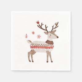 Servilleta De Papel Invierno, Yule y Navidades Ropa festiva