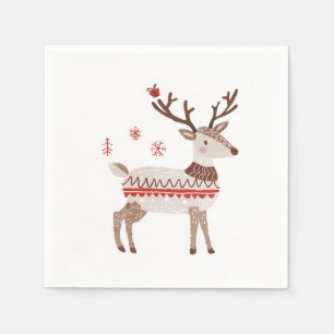 Servilleta De Papel Invierno, Yule y Navidades Ropa festiva