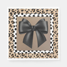 Servilleta De Papel Invitación a Baby Shower- Impresión animal- Comida