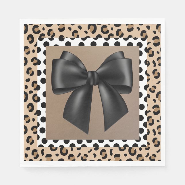 Servilleta De Papel Invitación a Baby Shower- Impresión animal- Comida (Anverso)