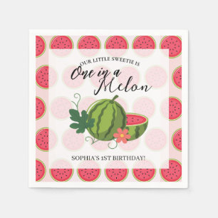 Servilleta De Papel Invitación a la cinta de la sandía dulce