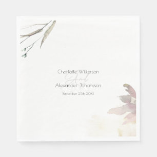 Servilleta De Papel Invitación a la cuatricromía minimalista y a la cu