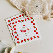 Invitación a la fiesta de cumpleaños de Strawberry