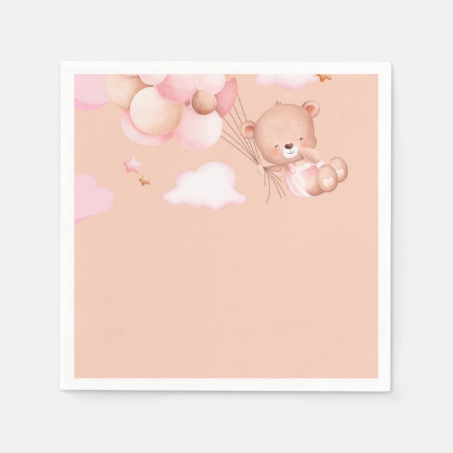 SERVILLETA DE PAPEL INVITACIÓN DE BABY SHOWER (Anverso)
