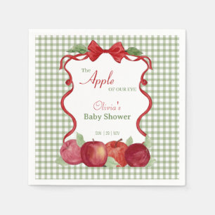 Servilleta De Papel Invitación de Baby Shower Dulce Manzana De Nuestro