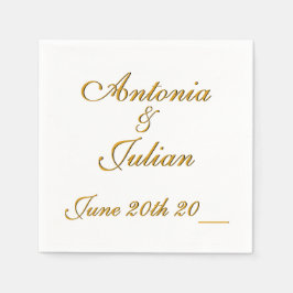 Servilleta De Papel Invitación personalizada