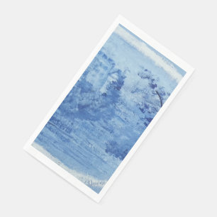 Servilleta De Papel Invitado en toile Blue Willow Pintado a mano