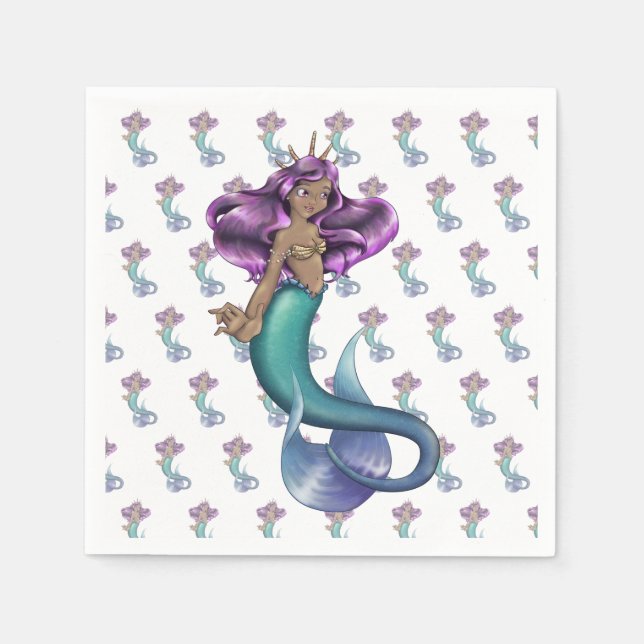 Servilleta De Papel Iole Mermaid (Anverso)