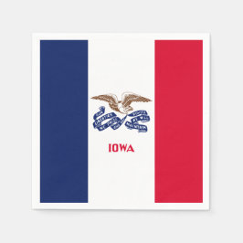 Servilleta De Papel Iowan Flag, Flag of Iowa