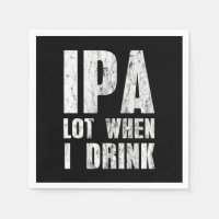 IPA Lot Cuando Bebí Cerveza Amantes Beverag Alcohó