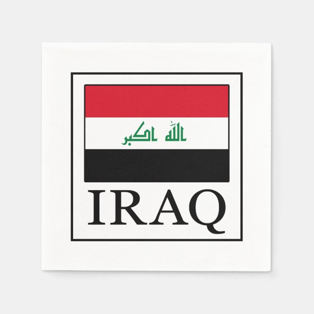 Servilleta De Papel Iraq (Anverso)