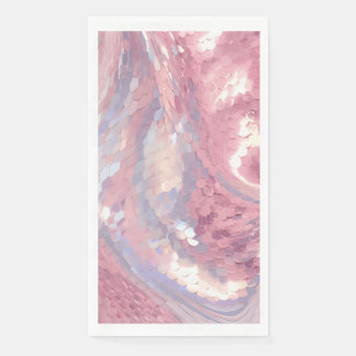 Servilleta De Papel Iridescent Pink and Purple Sequin