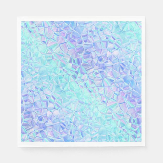 Servilleta De Papel iridiscencia helada: (Anverso)