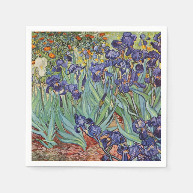 Servilleta De Papel Iris de Van Gogh Pintura Impresionista (Anverso)