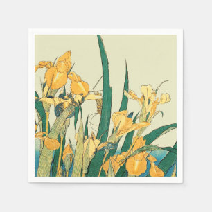 Servilleta De Papel Iris Saltamontes de Hokusai: Impresión Vintage Jap