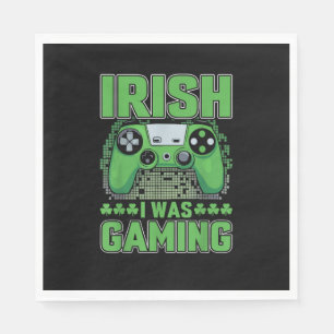 Servilleta De Papel Irlandés divertida de juegos St Patrick's Day Shir