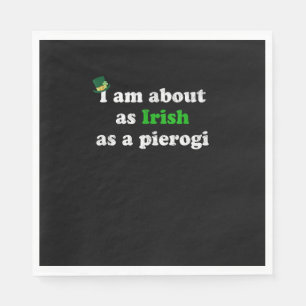 Servilleta De Papel Irlandés gracioso como Pierogi Irlanda Polonia Foo