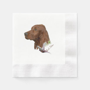 Servilleta De Papel Irlandés Setter