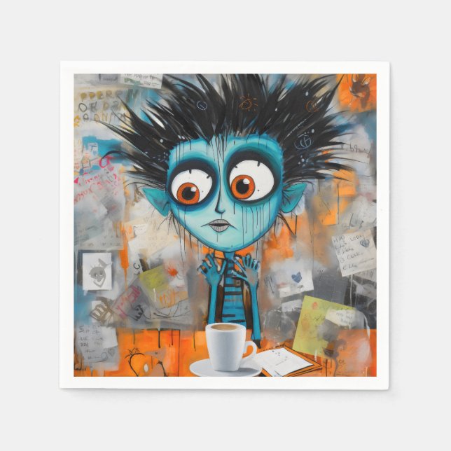 Servilleta De Papel Irodovix Inkwell Lunes por la mañana (Anverso)