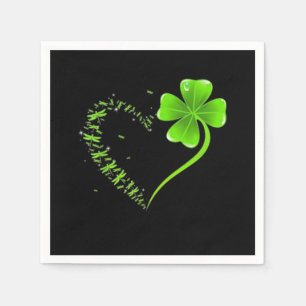 Servilleta De Papel Irrish, Shamrock Heart Clover St