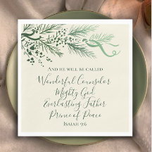 Isaías 9:6 Personalizado de guiones Navidades mode