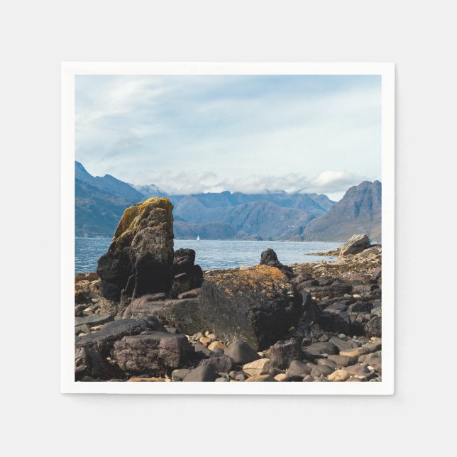 Servilleta De Papel Isla de Skye - Escocia, Reino Unido (Anverso)