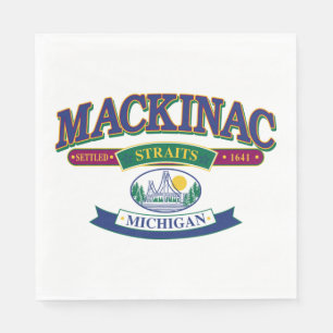 Servilleta De Papel Isla Mackinac Michigan