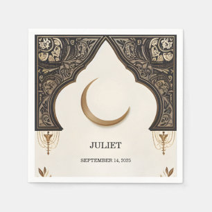 Servilleta De Papel Islam Nikah Árabe Walima Ducha Nupcial Musulmana