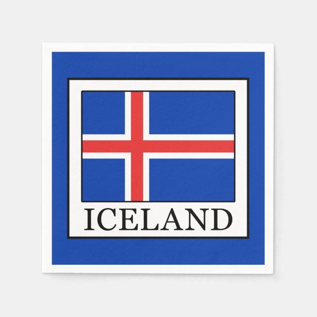 Servilleta De Papel Islandia (Anverso)