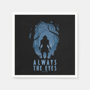 Servilleta De Papel IT Always The Eyes Forest Silhouette