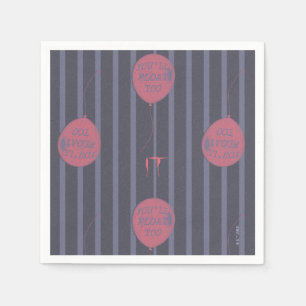 Servilleta De Papel IT - Flotará demasiado patrón de rayas de globo