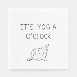Servilleta De Papel It’s Yoga O’Clock Sheep
