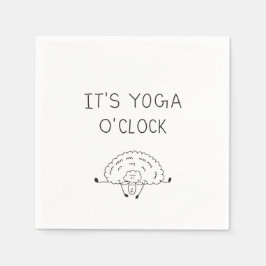 Servilleta De Papel It’s Yoga O’Clock Sheep