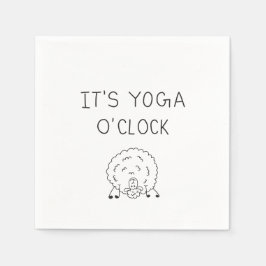Servilleta De Papel It’s Yoga O’Clock Sheep