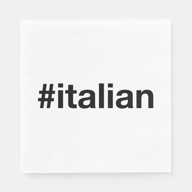 SERVILLETA DE PAPEL ITALIANO (Anverso)