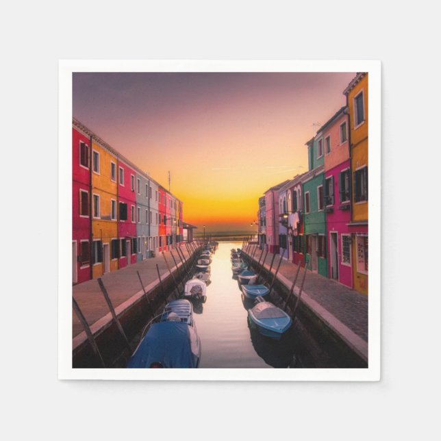 Servilleta De Papel Italy Cityscape        (Anverso)