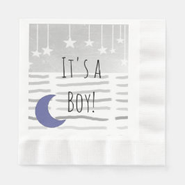 Servilleta De Papel It's a Boy! Estrella de Baby Shower y tema de la l