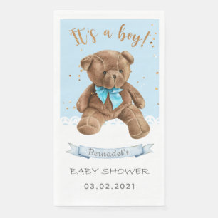 Servilleta De Papel It's a Boy! Teddy Bear Baby Shower