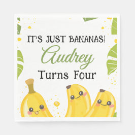 Servilleta De Papel It's Just Bananas Any Age Birthday Party